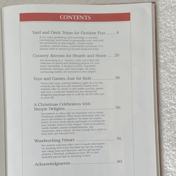 Vintage Better Homes & Garden Quick & Easy Wood Crafts Hardcover Book - Picture 4 of 11